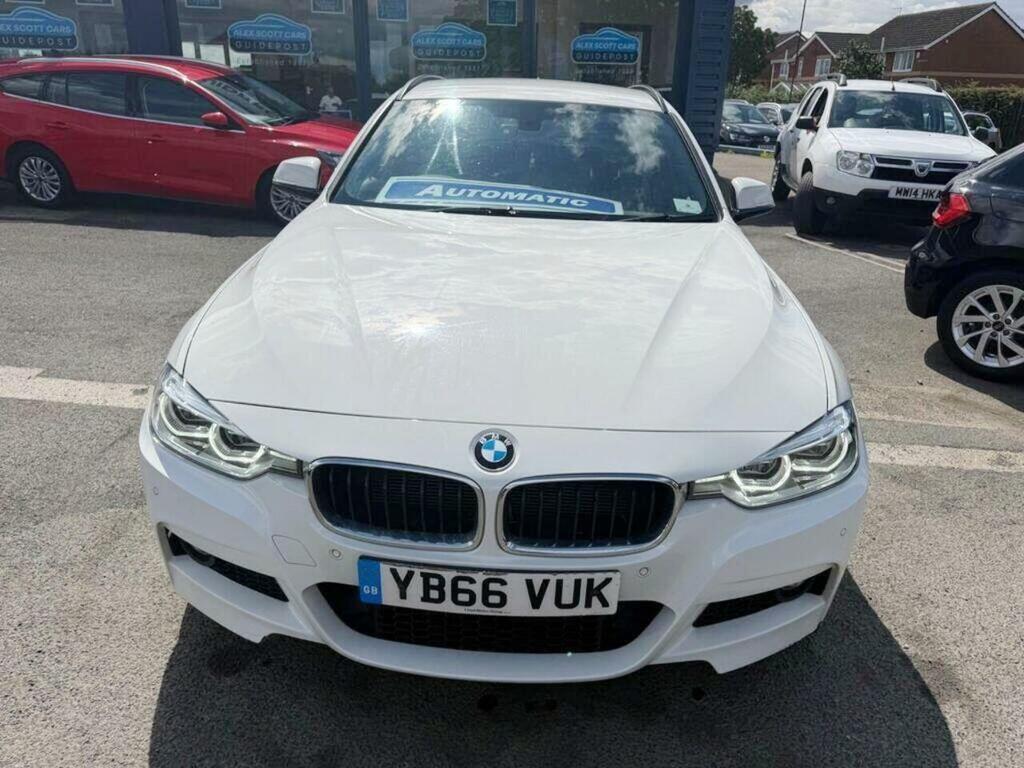 BMW 3 Series 2.0 318D M Sport Touring Euro 6 S White #2