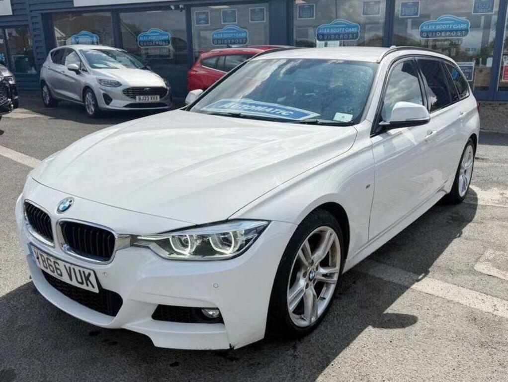 BMW 3 Series 2.0 318D M Sport Touring Euro 6 S White #3
