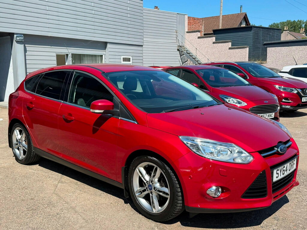 Ford Focus 1.0T Ecoboost Titanium X Euro 5 Ss SY64ORF Red #4