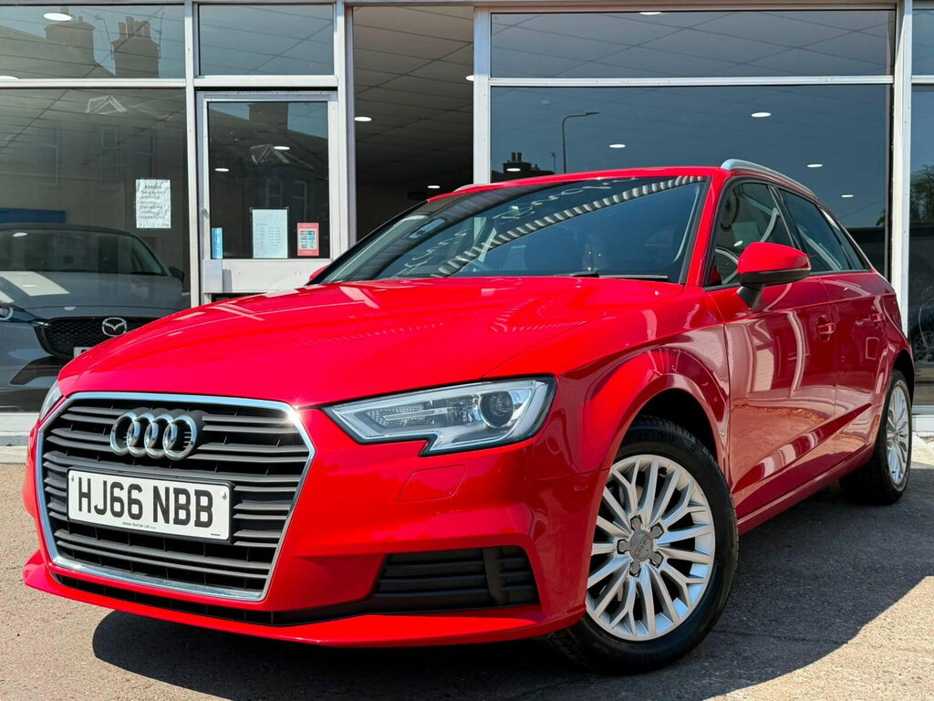 Audi A3 1.6 Tdi Se Technik Sportback S Tronic Euro 6 Ss Red