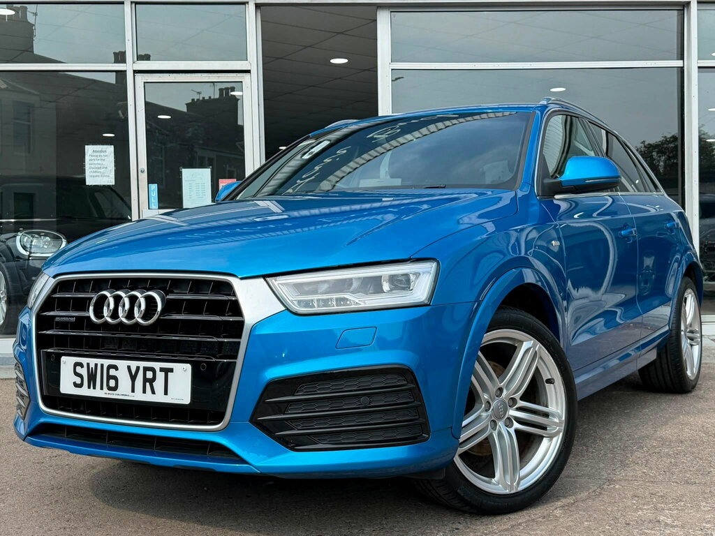 Audi Q3 2.0 Tdi S Line Plus S Tronic Quattro Euro 6 Ss Blue