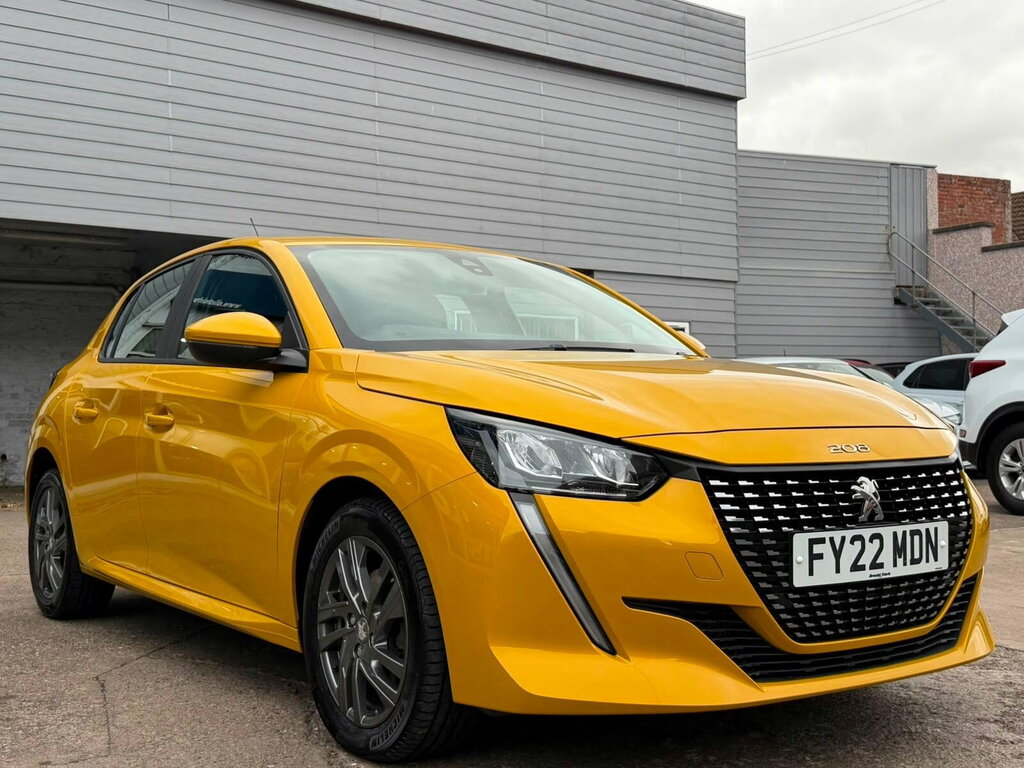 Peugeot 208 1.5 Bluehdi Active Premium Euro 6 Ss FY22MDN Yellow #4