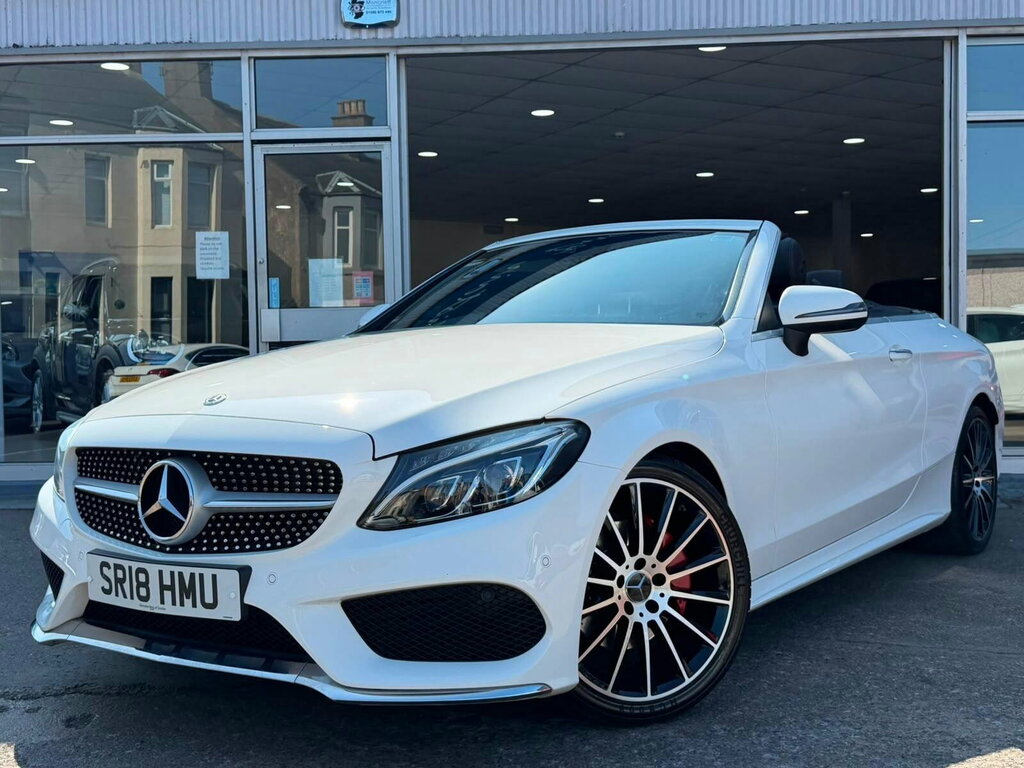 Mercedes-Benz C Class 2.1 C220d Amg Line Cabriolet G-tronic Euro 6 Ss White
