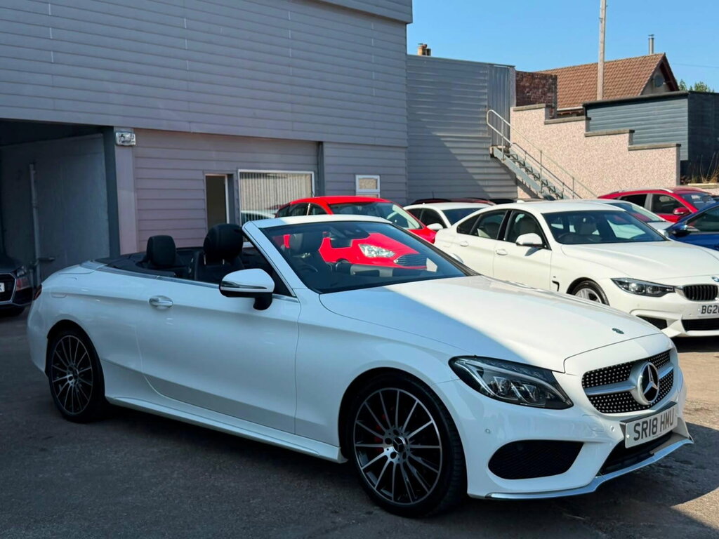 Mercedes-Benz C Class 2.1 C220d Amg Line Cabriolet G-tronic Euro 6 Ss White #4