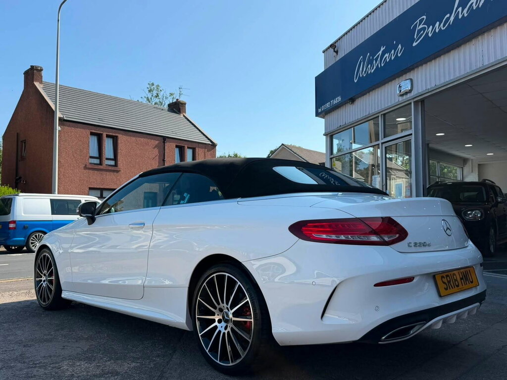 Mercedes-Benz C Class 2.1 C220d Amg Line Cabriolet G-tronic Euro 6 Ss White #5