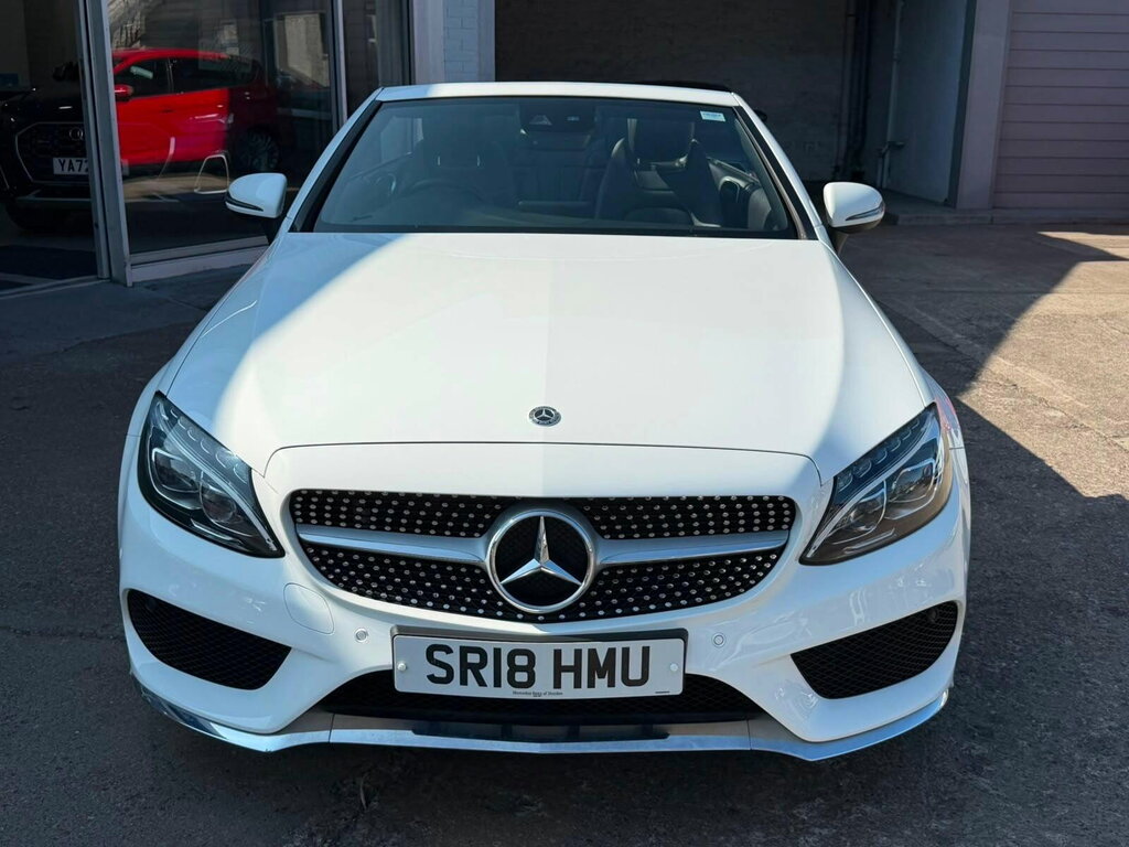 Mercedes-Benz C Class 2.1 C220d Amg Line Cabriolet G-tronic Euro 6 Ss White #2