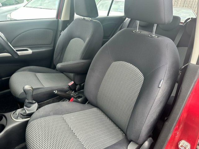 Nissan Micra 1.2 Acenta Cvt Euro 5 Red #15