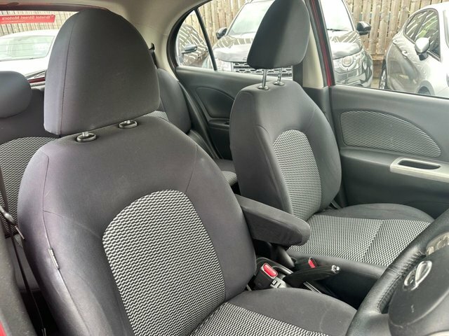 Nissan Micra 1.2 Acenta Cvt Euro 5 Red #17