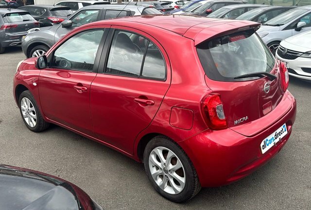 Nissan Micra 1.2 Acenta Cvt Euro 5 Red #9