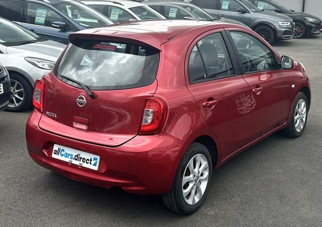 Nissan Micra 1.2 Acenta Cvt Euro 5 Red #7