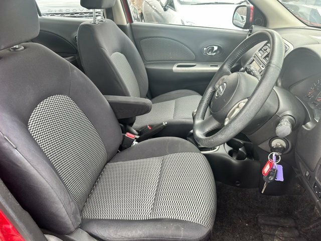 Nissan Micra 1.2 Acenta Cvt Euro 5 Red #16