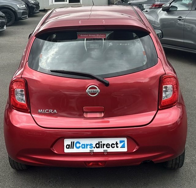 Nissan Micra 1.2 Acenta Cvt Euro 5 Red #8