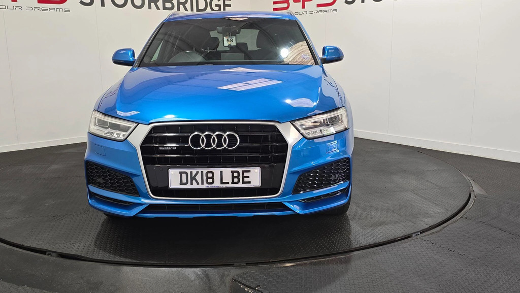 Audi Q3 2.0 Tdi S Line Edition Quattro Euro 6 Ss DK18LBE Blue #2
