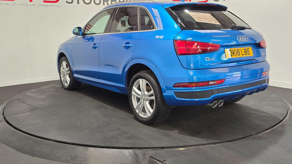 Audi Q3 2.0 Tdi S Line Edition Quattro Euro 6 Ss DK18LBE Blue #4