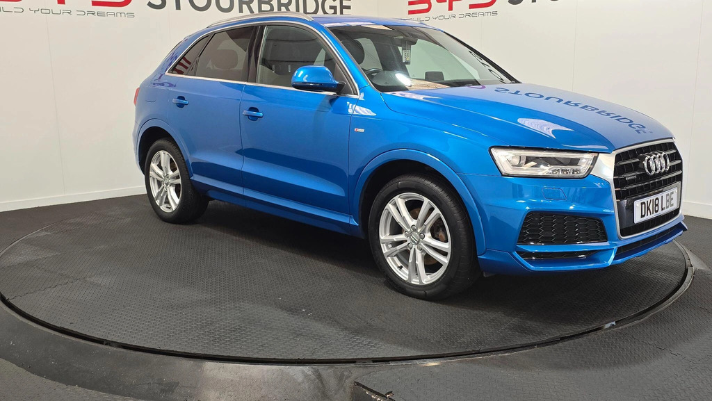 Audi Q3 2.0 Tdi S Line Edition Quattro Euro 6 Ss DK18LBE Blue #5