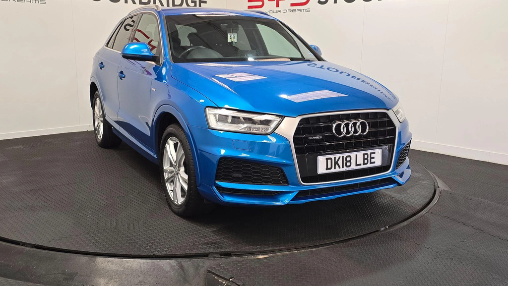 Audi Q3 2.0 Tdi S Line Edition Quattro Euro 6 Ss DK18LBE Blue #6