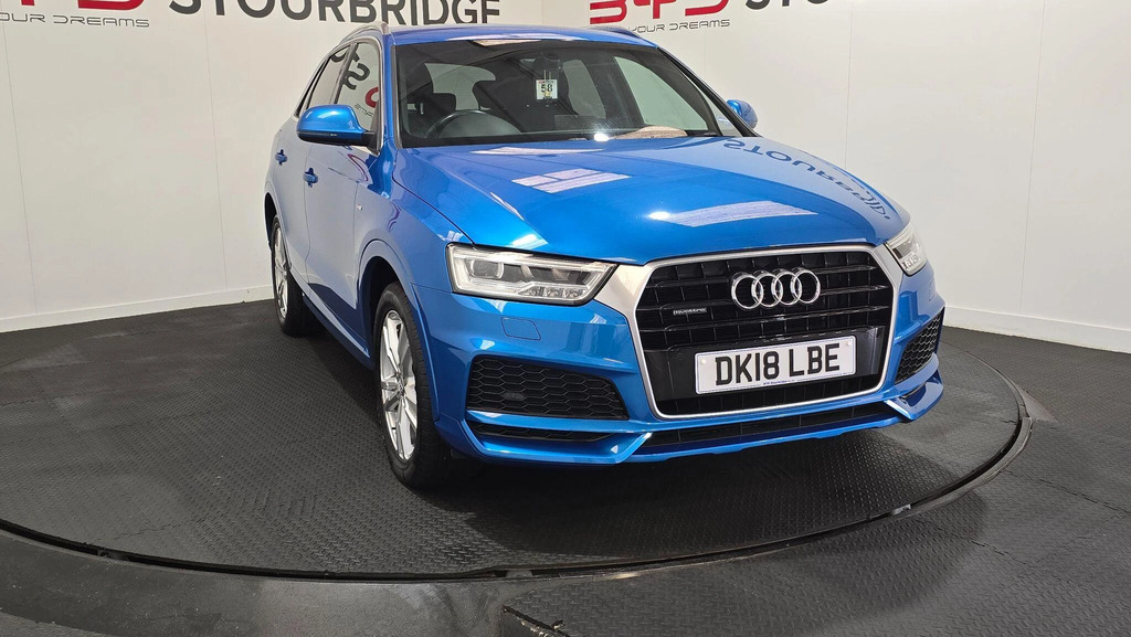 Audi Q3 2.0 Tdi S Line Edition Quattro Euro 6 Ss Blue