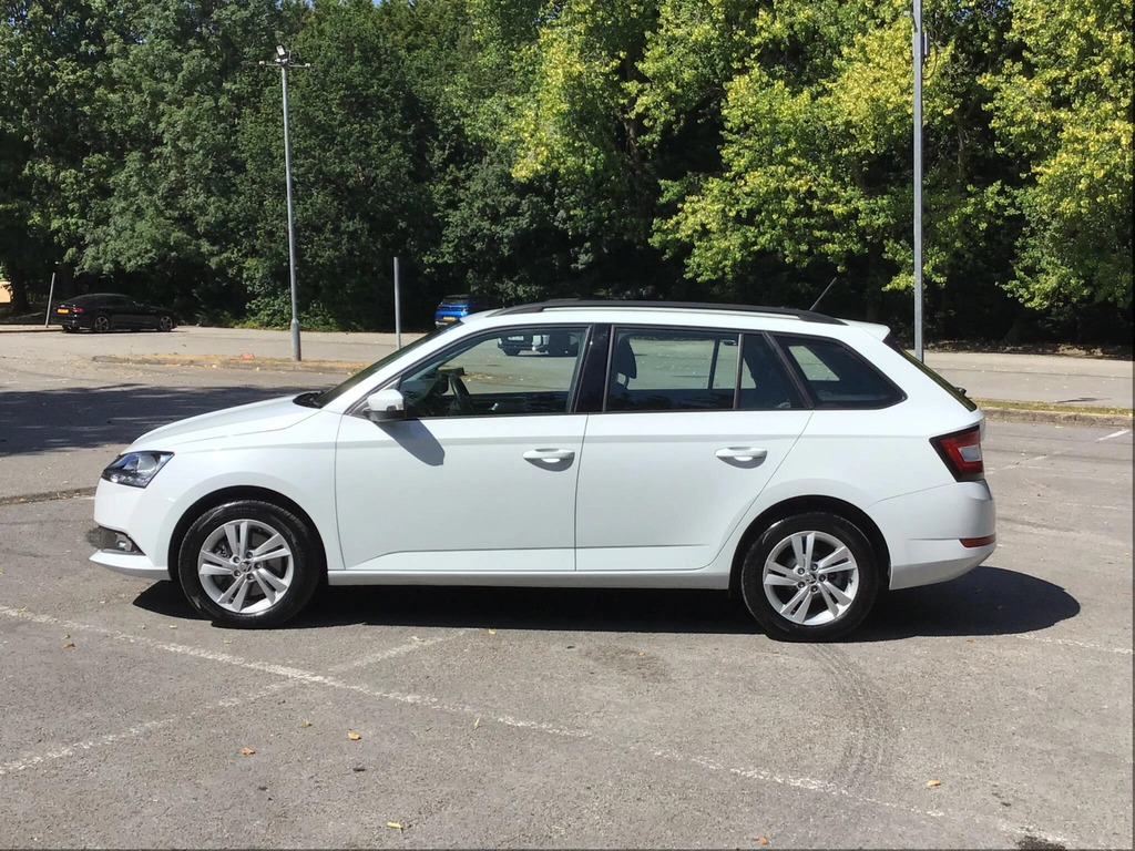 Skoda Fabia 1.0 Tsi Se Dsg Euro 6 Ss BF72KUH White #6