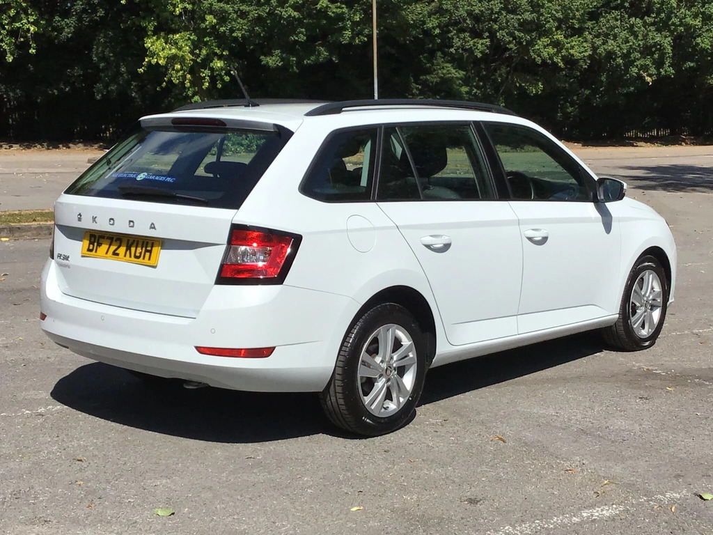 Skoda Fabia 1.0 Tsi Se Dsg Euro 6 Ss BF72KUH White #3