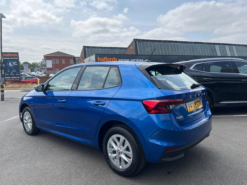 Skoda Fabia 1.0 Tsi Se Comfort Dsg Euro 6 Ss Blue #4