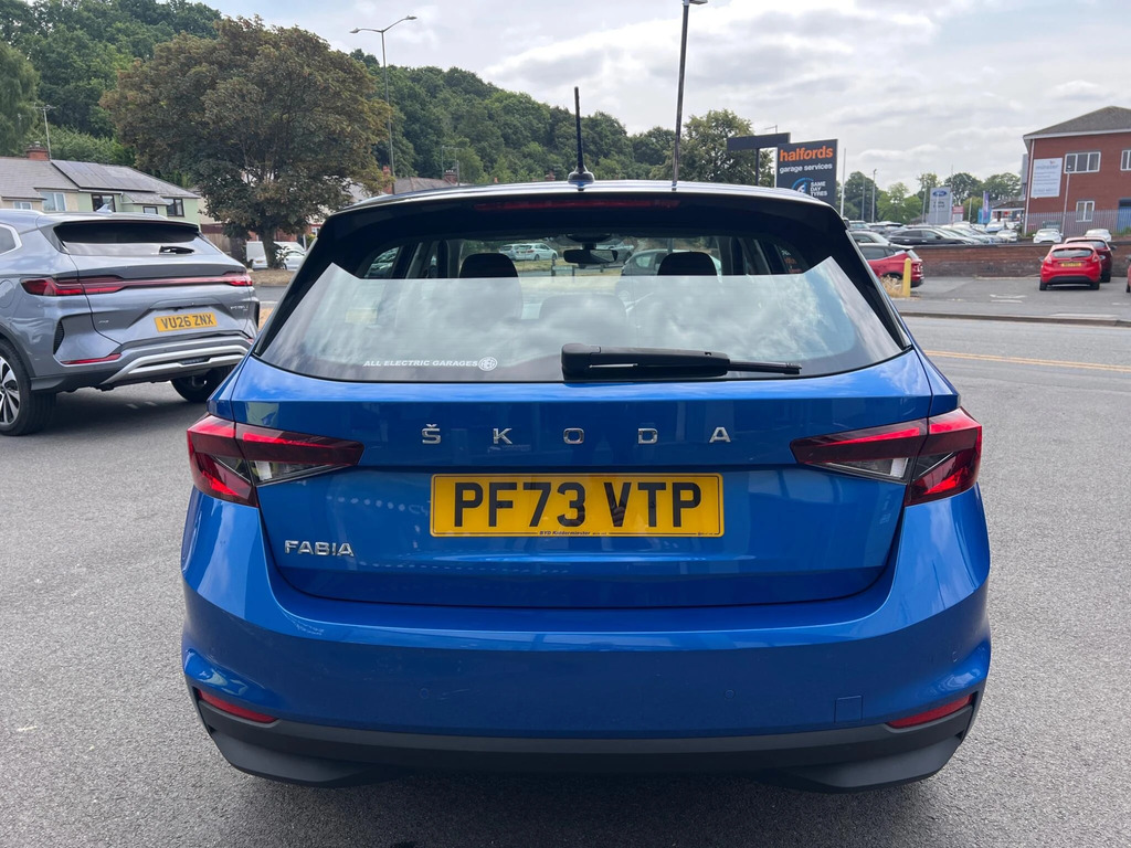 Skoda Fabia 1.0 Tsi Se Comfort Dsg Euro 6 Ss Blue #6