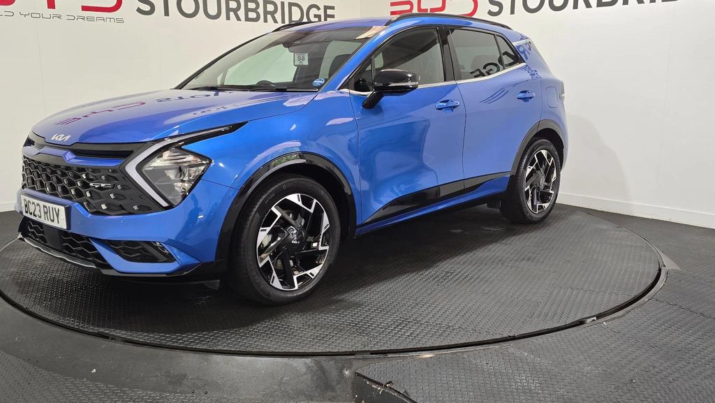 Kia Sportage 1.6 T-gdi Gt-line Euro 6 Ss Blue #4