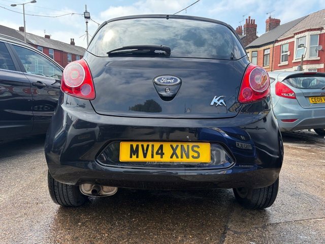 Ford KA 1.2 Zetec Hatchback Euro 6 Ss MV14XNS Black #6