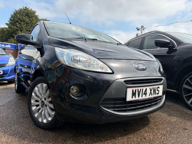 Ford KA 1.2 Zetec Hatchback Euro 6 Ss MV14XNS Black