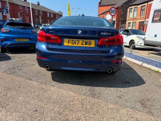 BMW 5 Series 2.0 520D Se Saloon Xdrive Euro 6 FD17ZWB Blue #4
