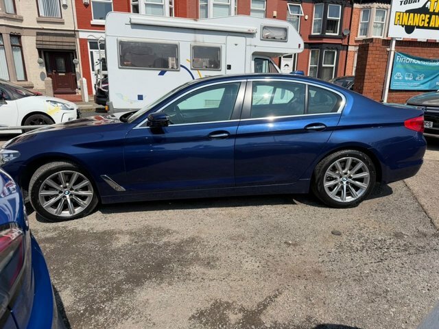 BMW 5 Series 2.0 520D Se Saloon Xdrive Euro 6 FD17ZWB Blue #6