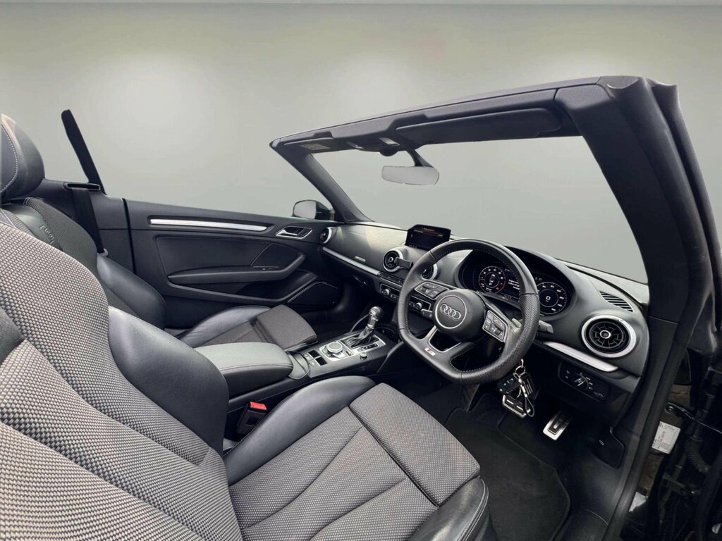 Audi A3 Cabriolet 1.5 Tfsi 35 S Line S Tronic Euro 6 Ss Black #2