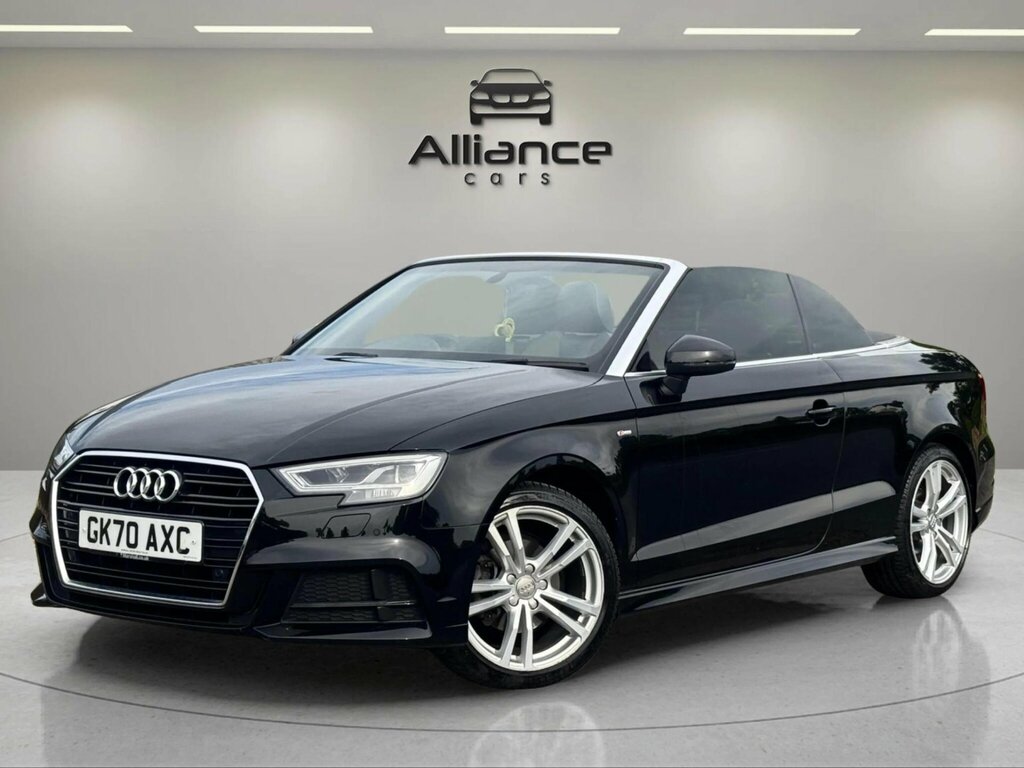 Audi A3 Cabriolet 1.5 Tfsi 35 S Line S Tronic Euro 6 Ss Black