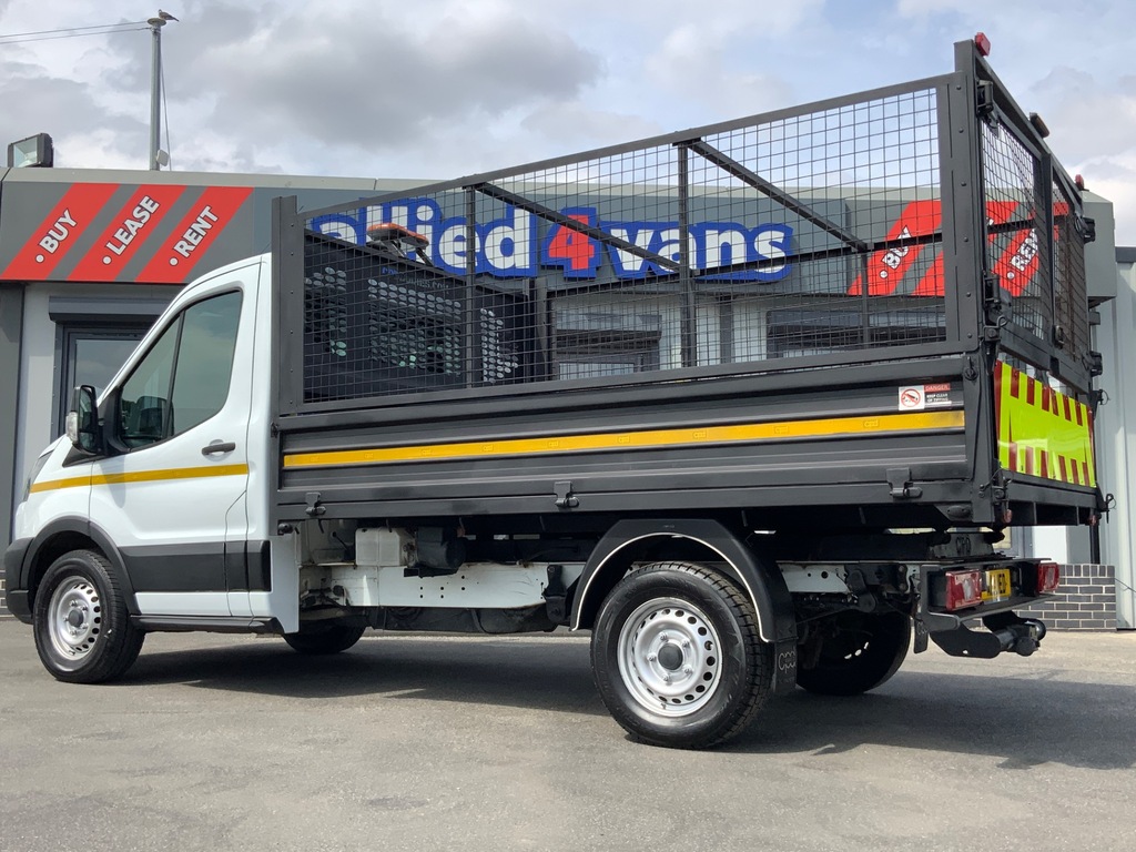 Ford Transit Custom 350 2.0 130 Bhp Alloy Caged Tipper Rwd Leade DN72BVA White #4