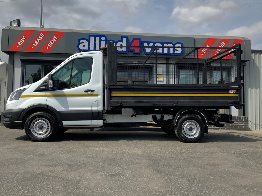 Ford Transit Custom 350 2.0 130 Bhp Alloy Caged Tipper Rwd Leade DN72BVA White #6