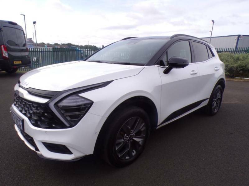 Kia Sportage 1.6T Gdi Hev Gt-line S White #3