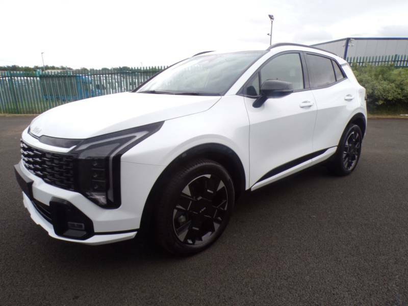 Kia Sportage 1.6T Gdi Hev Gt-line White #3