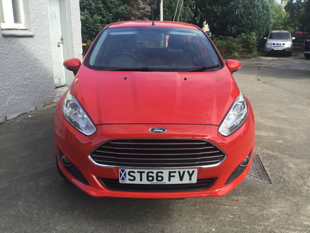 Ford Fiesta Hatchback 1.0 T Ecoboost Zetec 2016 ST66FVY Red