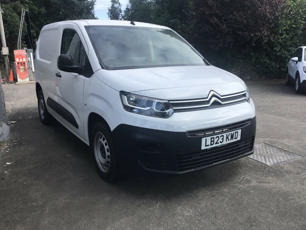 Citroen Berlingo Panel Van 1.5 Berlingo Van M Bluehdi 100 Ss 6-Spe LB23KWD White #2
