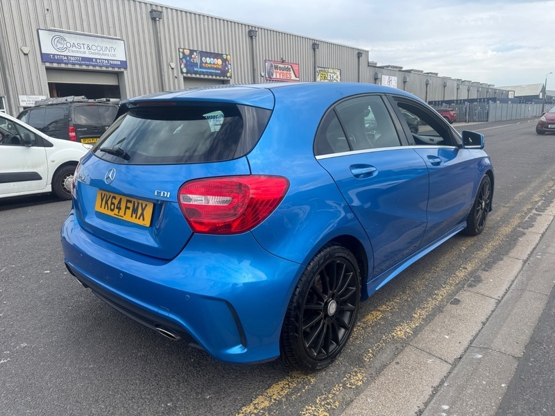 Mercedes-Benz A Class A220 Cdi Blueefficiency Amg YK64FMX Blue #6