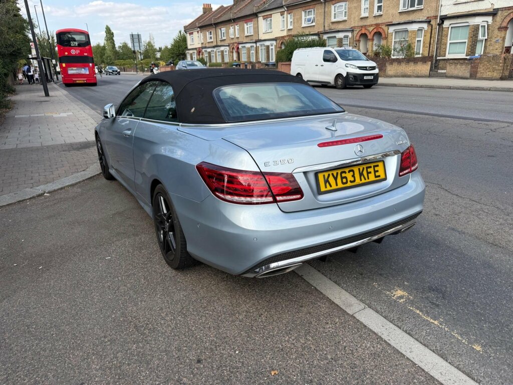 Mercedes-Benz E Class 3.0 E350d V6 Bluetec Amg Sport Cabriolet G-tronic Silver #2