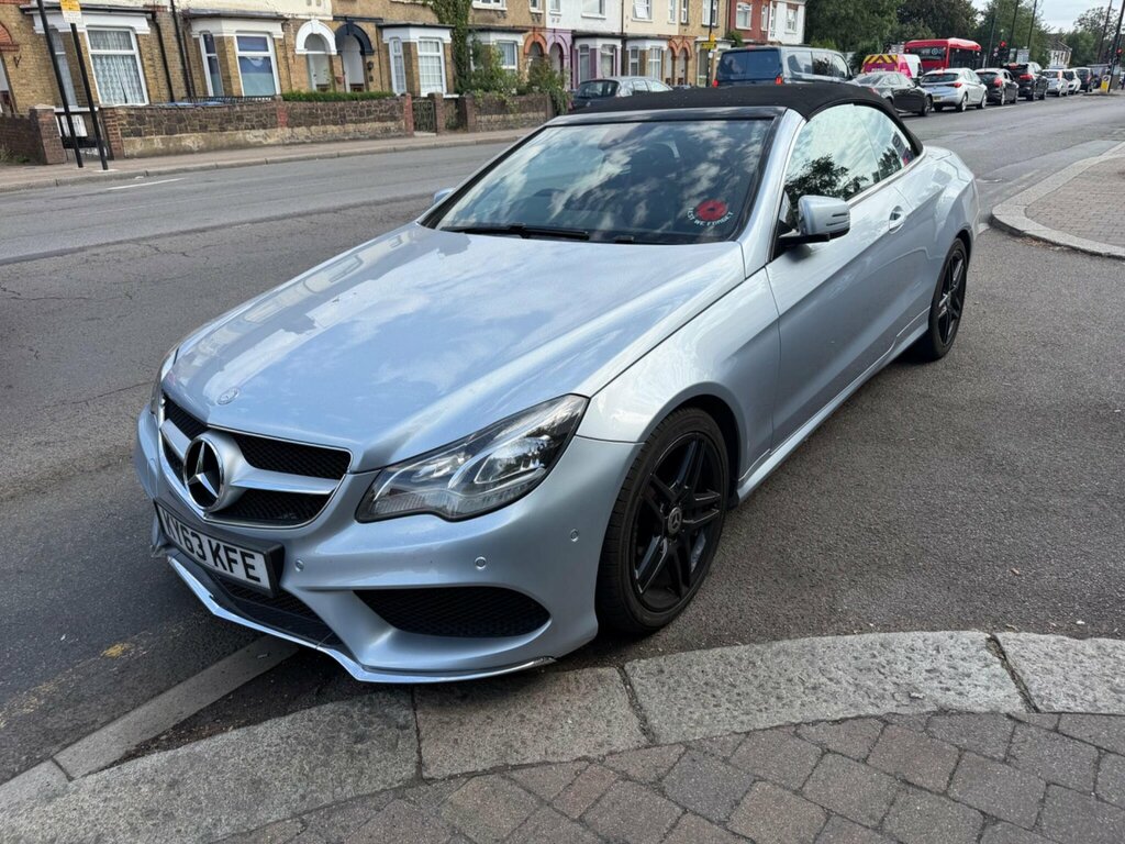 Mercedes-Benz E Class 3.0 E350d V6 Bluetec Amg Sport Cabriolet G-tronic Silver