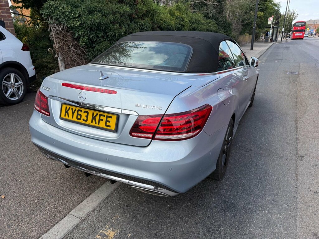 Mercedes-Benz E Class 3.0 E350d V6 Bluetec Amg Sport Cabriolet G-tronic Silver #3
