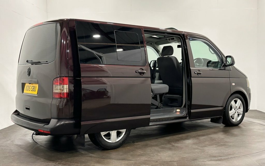 Volkswagen Transporter T30 Tdi Highline Lwb Vw T5 Sportine Seats No Vat Blue #3