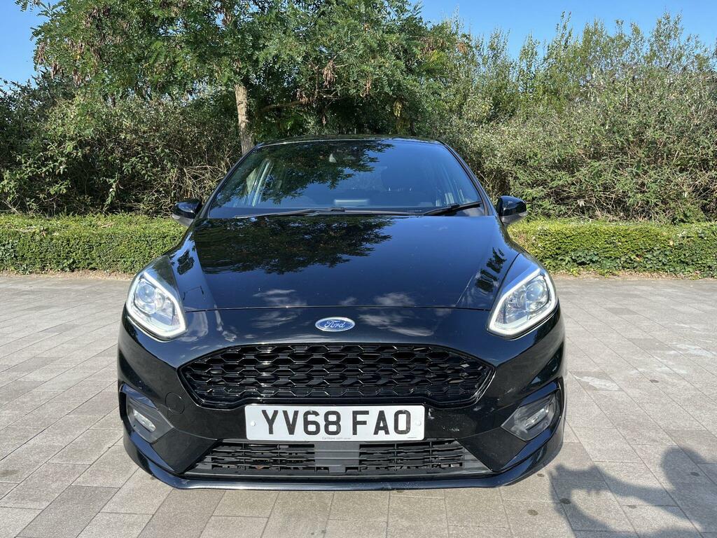 Ford Fiesta 1.0T Ecoboost St-line Euro 6 Ss YV68FAO Black #2