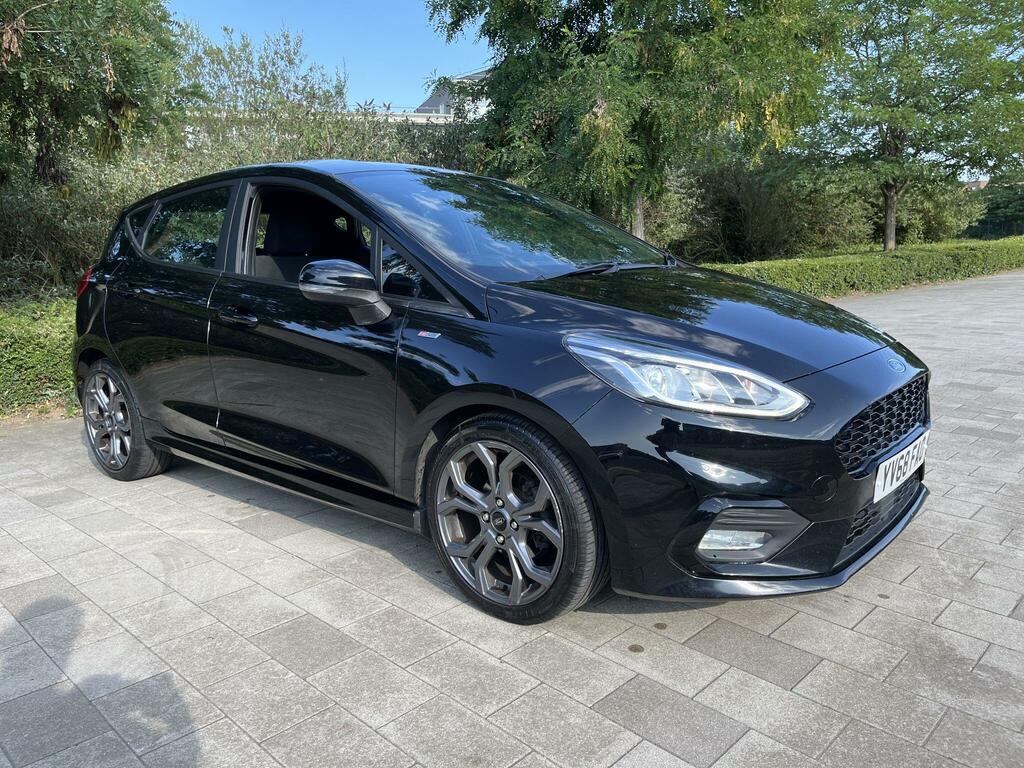Ford Fiesta 1.0T Ecoboost St-line Euro 6 Ss YV68FAO Black #3