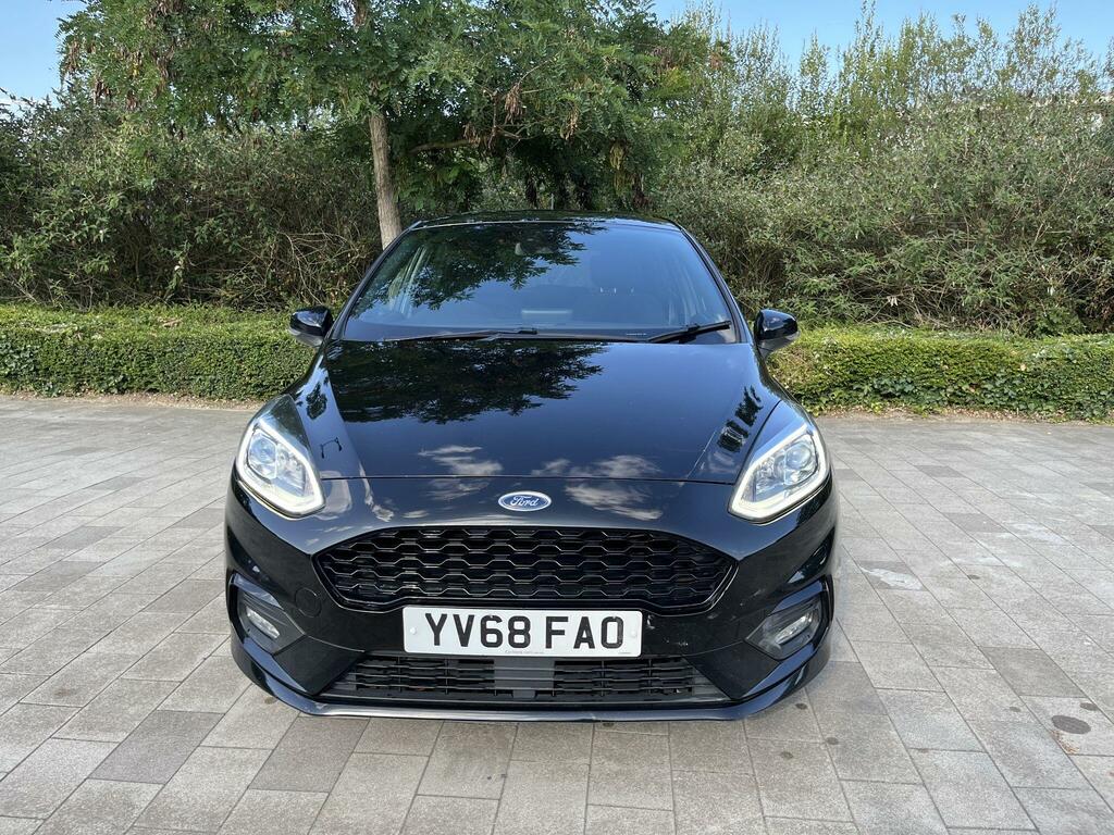 Ford Fiesta 1.0T Ecoboost St-line Euro 6 Ss YV68FAO Black #4