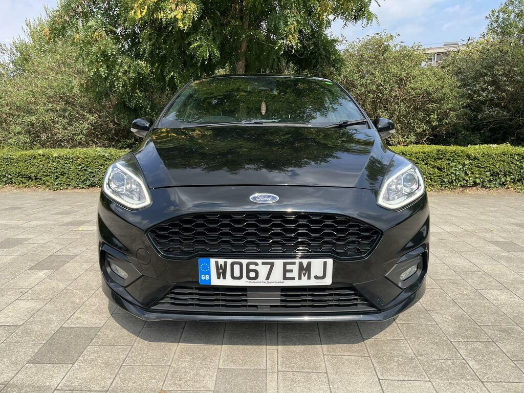 Ford Fiesta 1.0T Ecoboost St-line Euro 6 Ss WO67EMJ Black #2