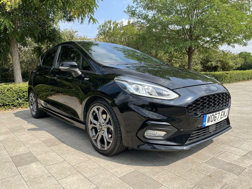 Ford Fiesta 1.0T Ecoboost St-line Euro 6 Ss WO67EMJ Black #4