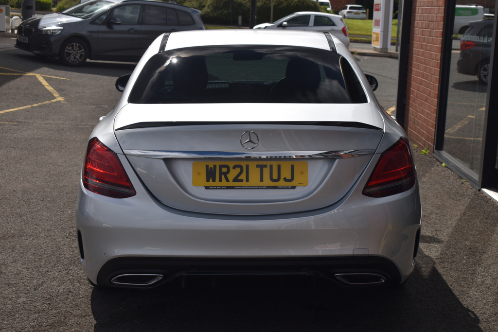Mercedes-Benz C Class 2.0 C220d Amg Line Night Edition Premium Saloon Silver #6