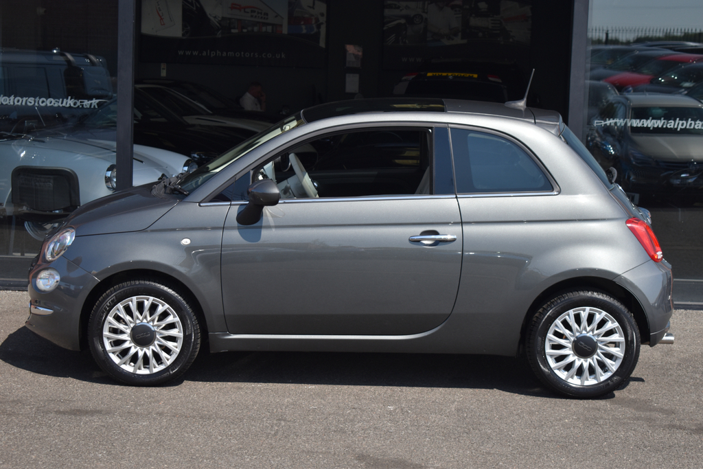 Fiat 500 1.2 Lounge Hatchback Euro 6 Ss Grey #6